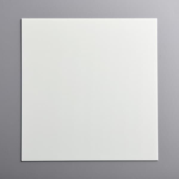 a white square object with black border