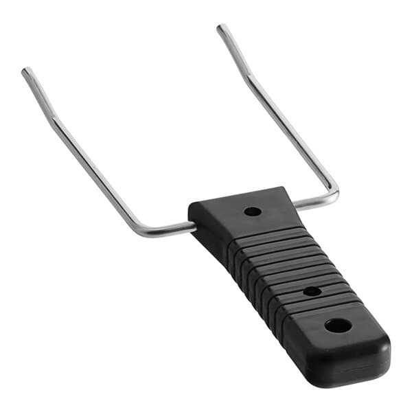 A black and silver metal Solwave bottom impingement plate fetch tool.