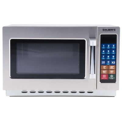 Solwave Stackable Commercial Microwave with Push Button Controls